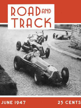 ROAD & TRACK 1947 JUNE - NEW FORD TEST, STREAMLINERS - REPRINT COPY*